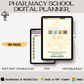 Pharmacy Student Digital Planner | DATED 2024-2025 Pharmacy School Academic Planner |  Periodic Table Cover