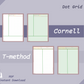 Digital Note Templates | Lined Sheets | Cornell Notes | T-method | Pharmacy Student