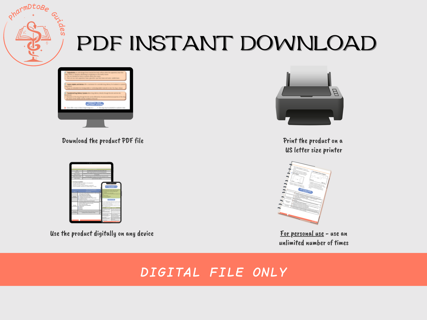 Complete Pharm Sci Bundle | Pharmaceutical Sciences | Pharmacy Study Guide | Digital Download