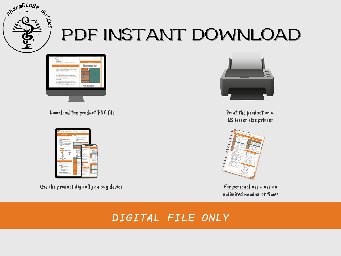 Chronic Kidney Disease (CKD) Study Guide | Renal | Pharmacy Study Guide | Digital Download