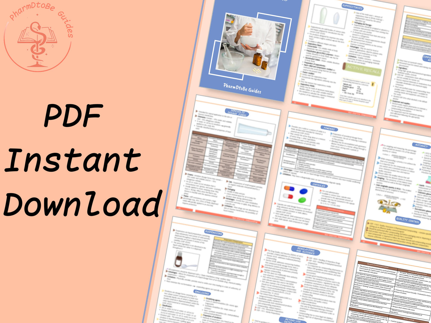 Non-Sterile Compounding Study Guide: A Practical Resource for Pharmacy Techs and Students | Digital Download