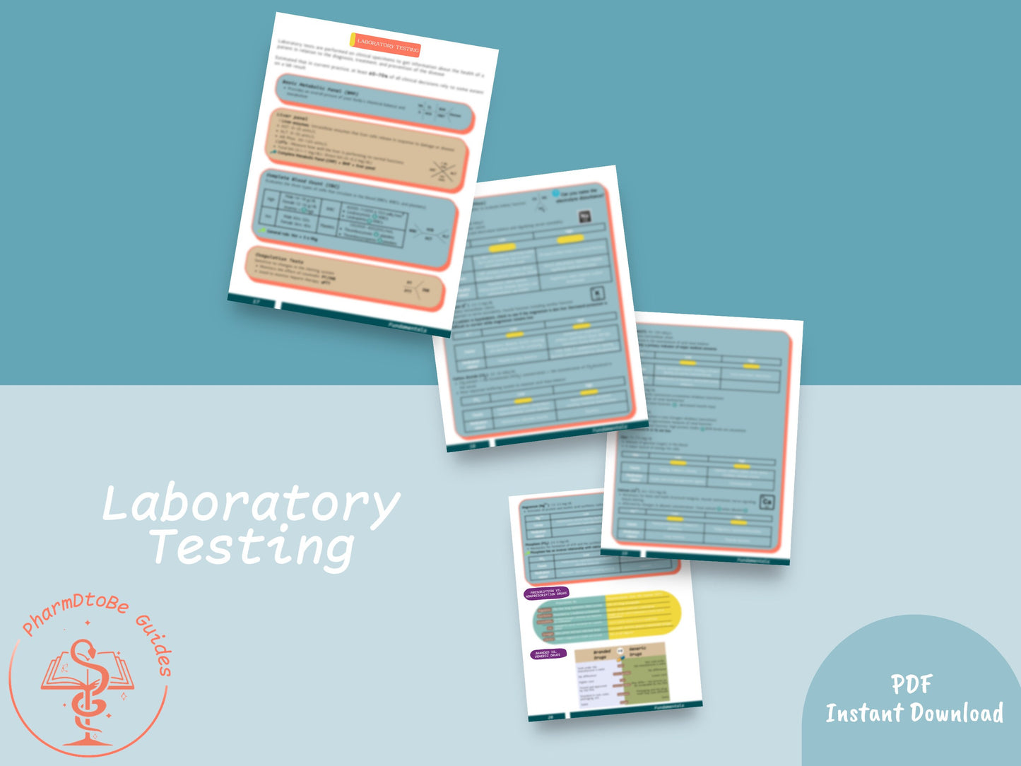 Pharmacy Fundamentals Mastery Bundle | Complete Pharmacy Study Guide | Digital Download