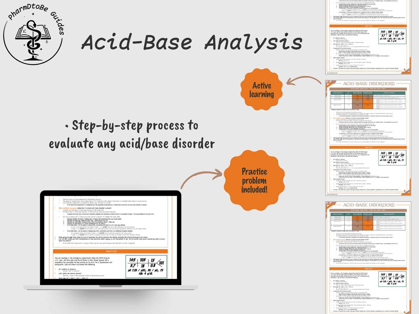 Acid-Base Disorders | Renal | Pharmacy Study Guide | Digital Download