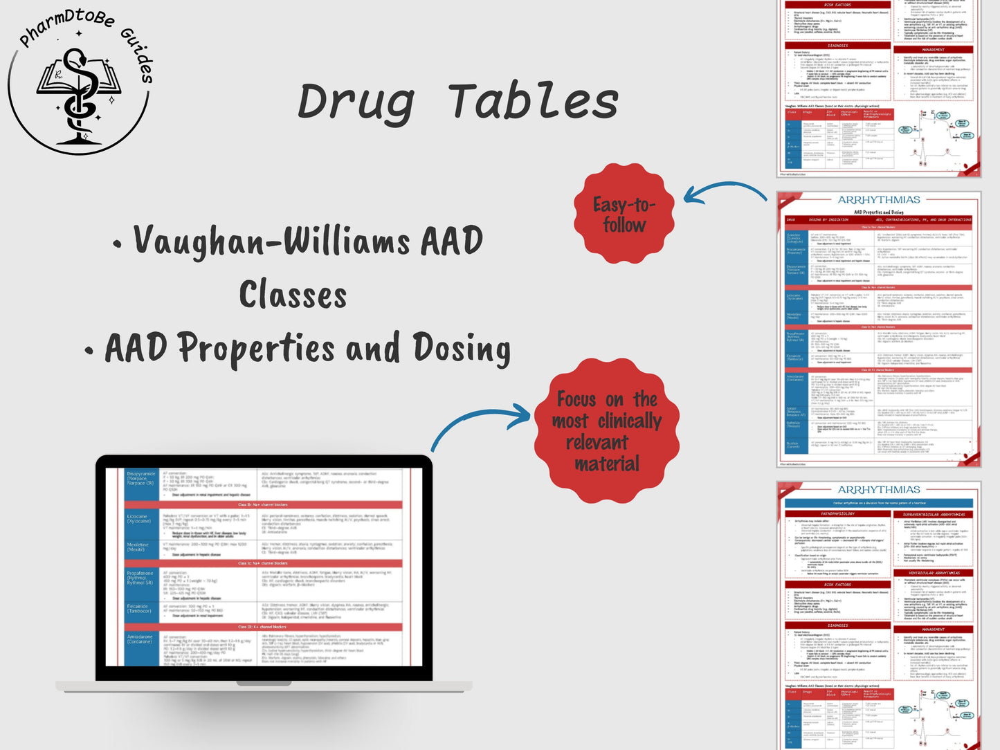 Arrhythmia Study Guide | Cardiology | Pharmacy Study Guide | Digital Download