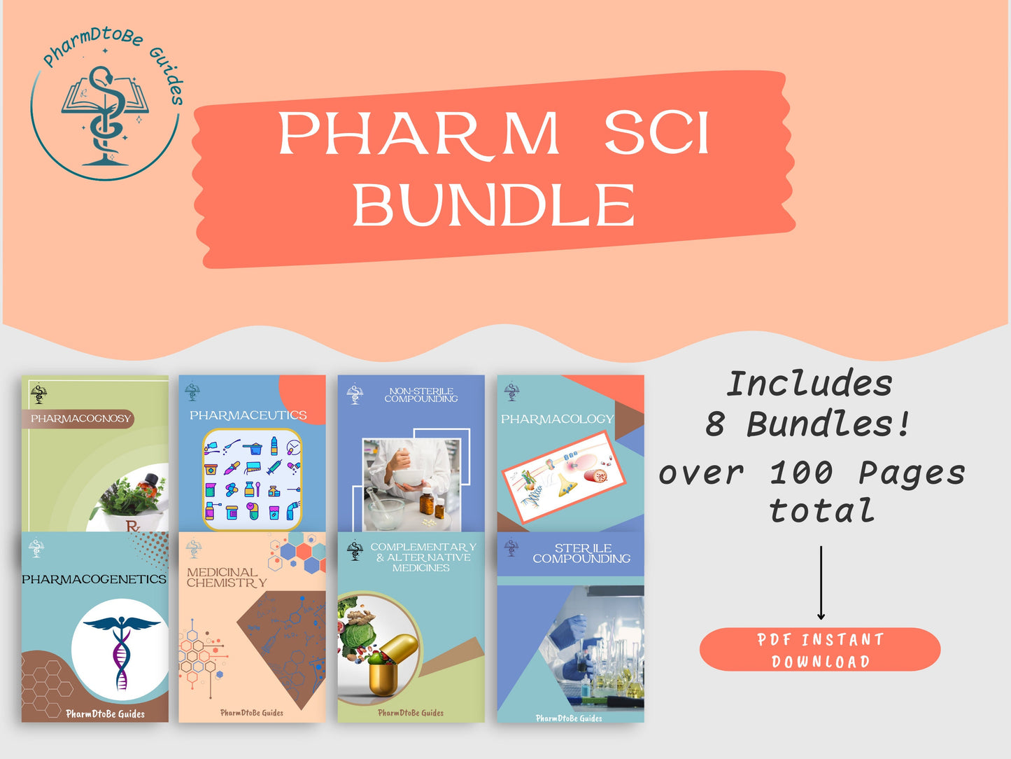 Complete Pharm Sci Bundle | Pharmaceutical Sciences | Pharmacy Study Guide | Digital Download