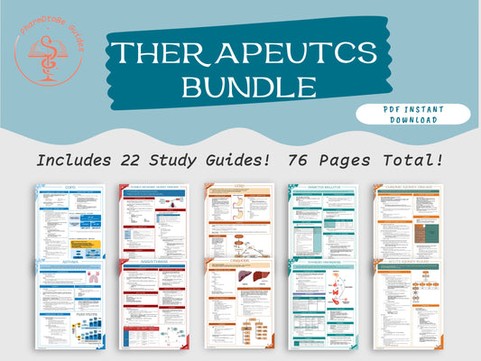 Complete Therapeutics Bundle | Endo | GI | Cardio | Respiratory | Renal