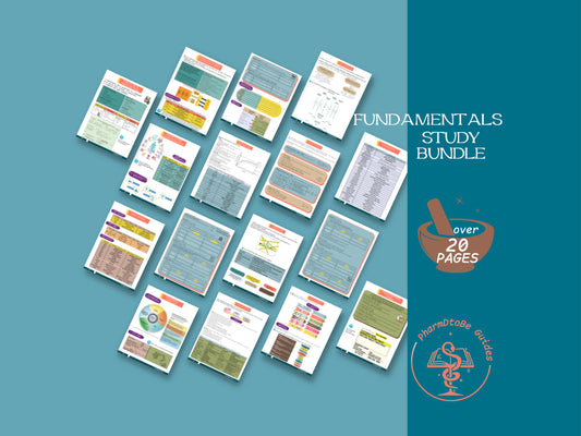 Pharmacy Fundamentals Mastery Bundle | Complete Pharmacy Study Guide | Digital Download