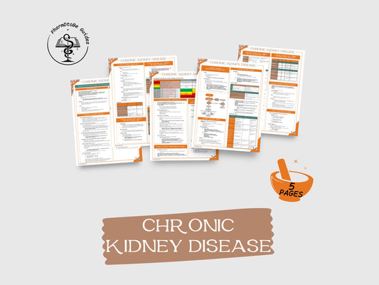 Chronic Kidney Disease (CKD) Study Guide | Renal | Pharmacy Study Guide | Digital Download