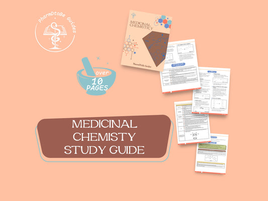 Medicinal Chemistry Study Guide | Pharmacy Study Guide | Digital Download